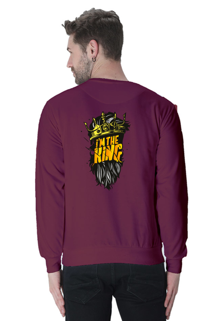 I Am The King Men's Sweatshirt