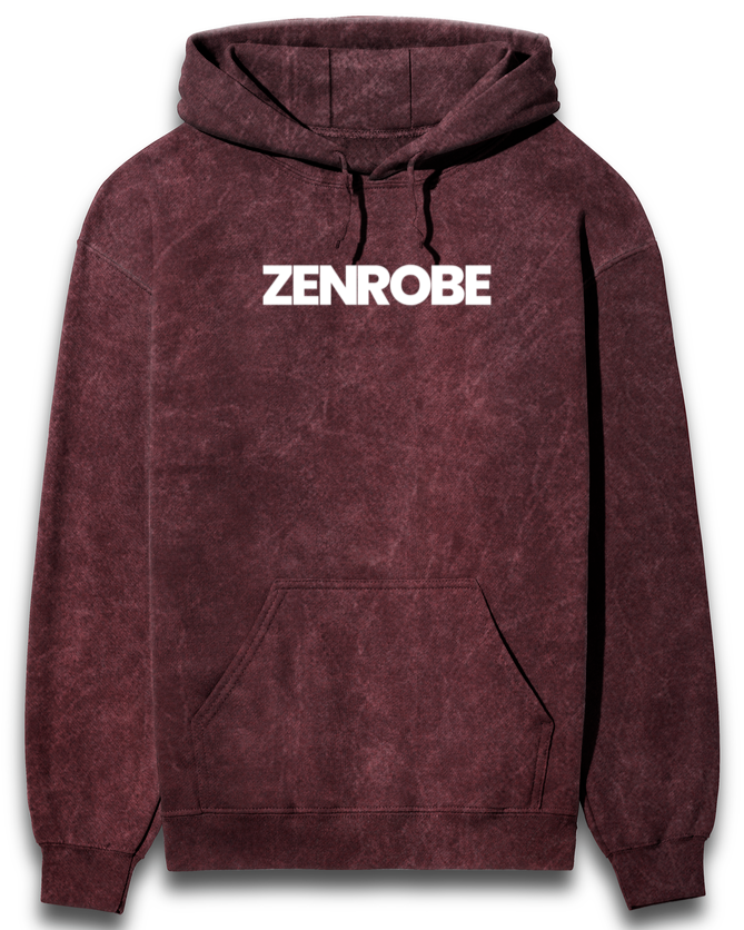 Z.R.O Retro Acid Wash Unisex Hoodie