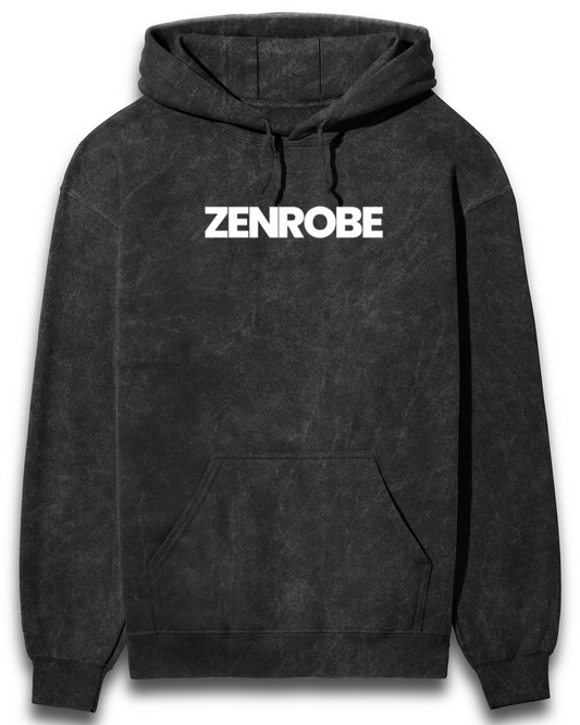 Z.R.O Retro Acid Wash Unisex Hoodie