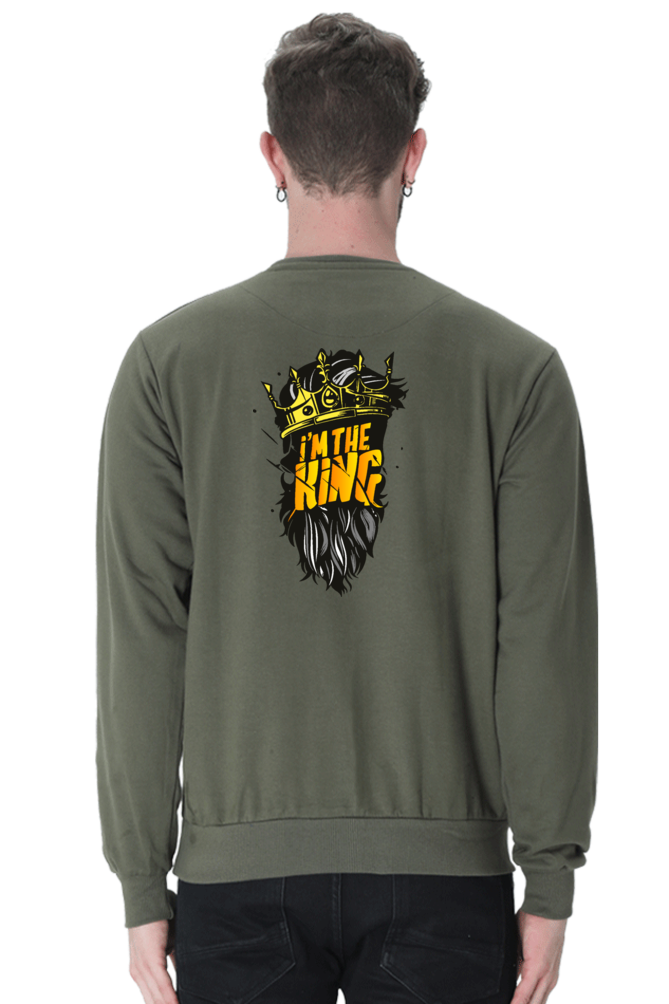 I Am The King Men's Sweatshirt