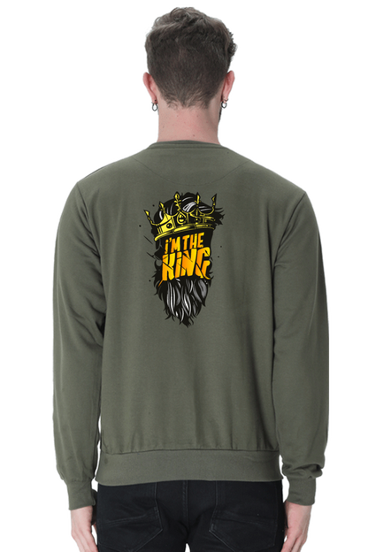 I Am The King Men's Sweatshirt