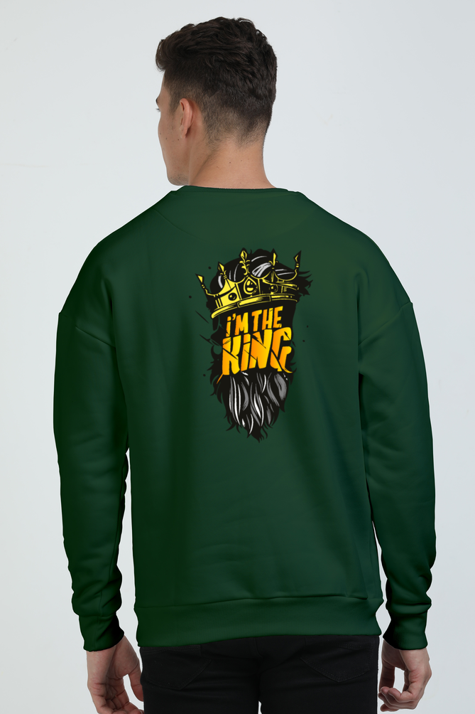 I Am The King Men's Drop Shoulder Sweatshirt