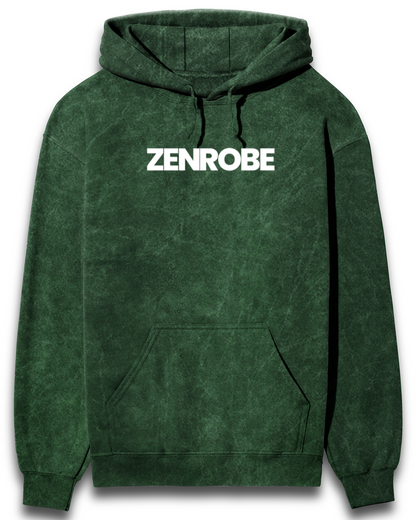 Z.R.O Retro Acid Wash Unisex Hoodie