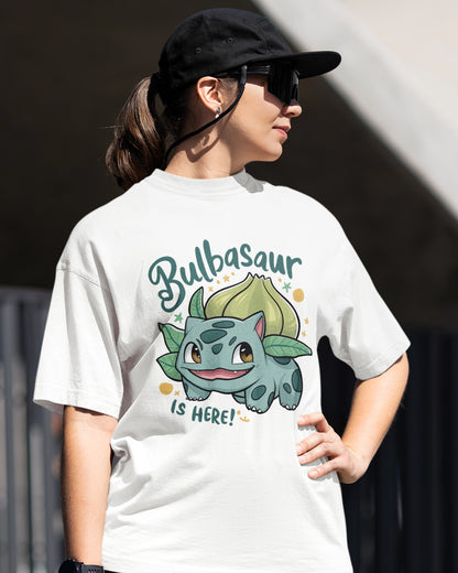 Bulbasaur Pokémon Oversized Unisex Tshirt