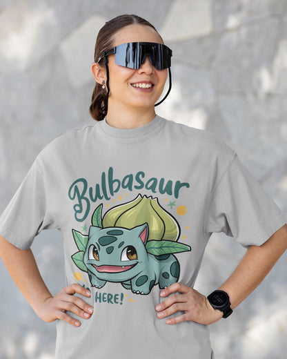 Bulbasaur Pokémon Oversized Unisex Tshirt