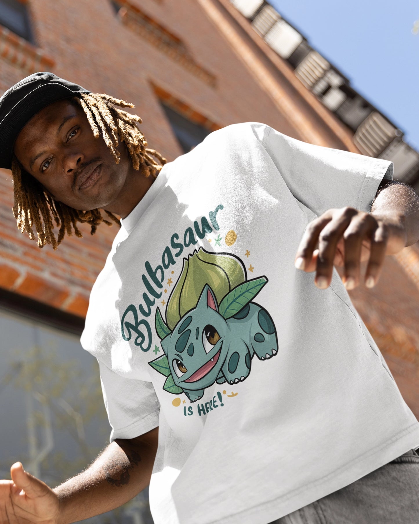 Bulbasaur Pokémon Oversized Unisex Tshirt