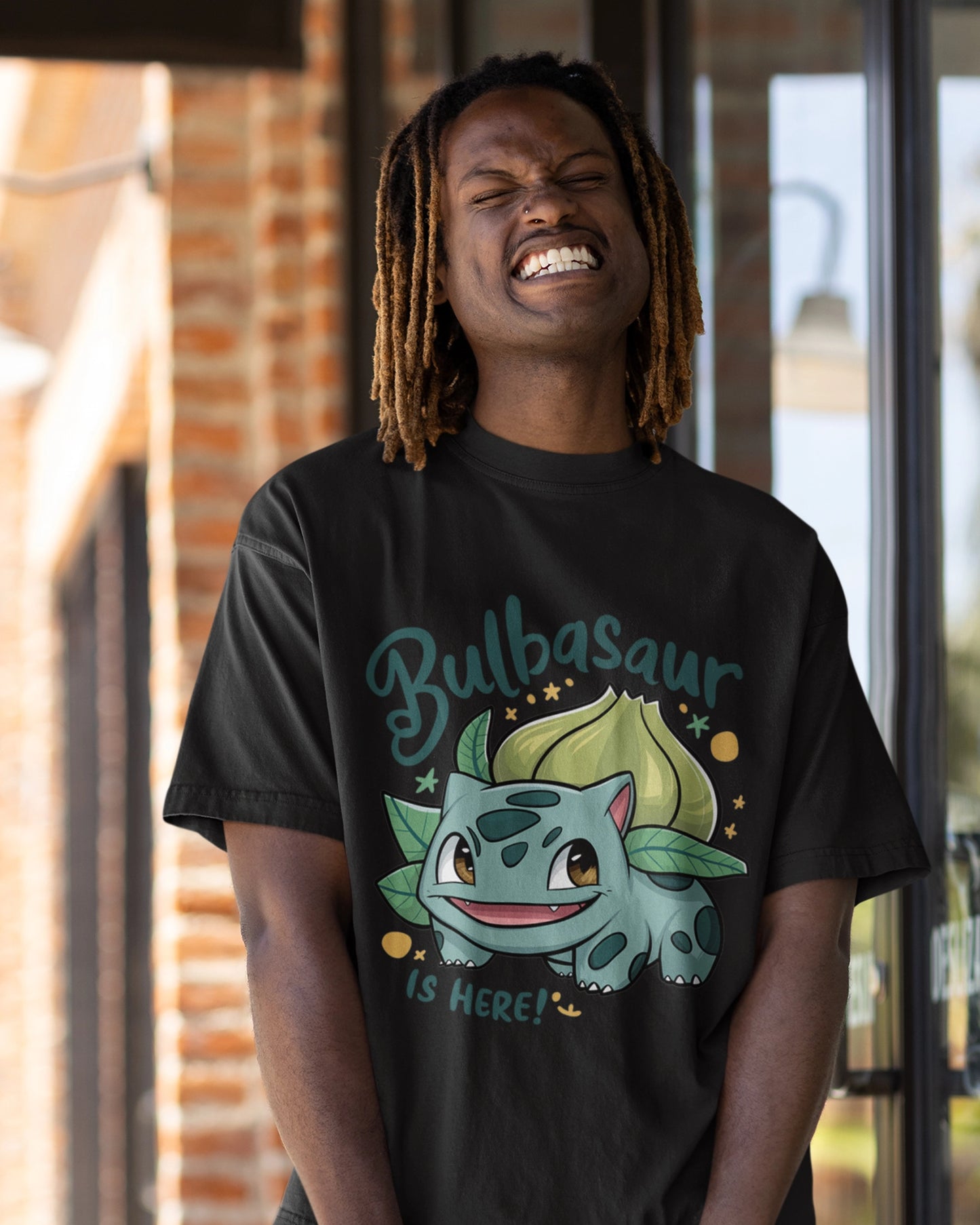 Bulbasaur Pokémon Oversized Unisex Tshirt