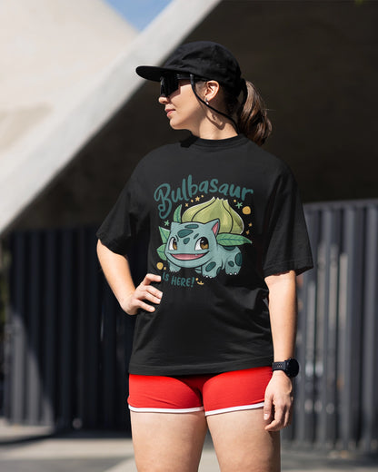 Bulbasaur Pokémon Oversized Unisex Tshirt