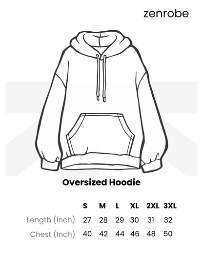 Kal Main Udega Unisex Oversized Hoodie