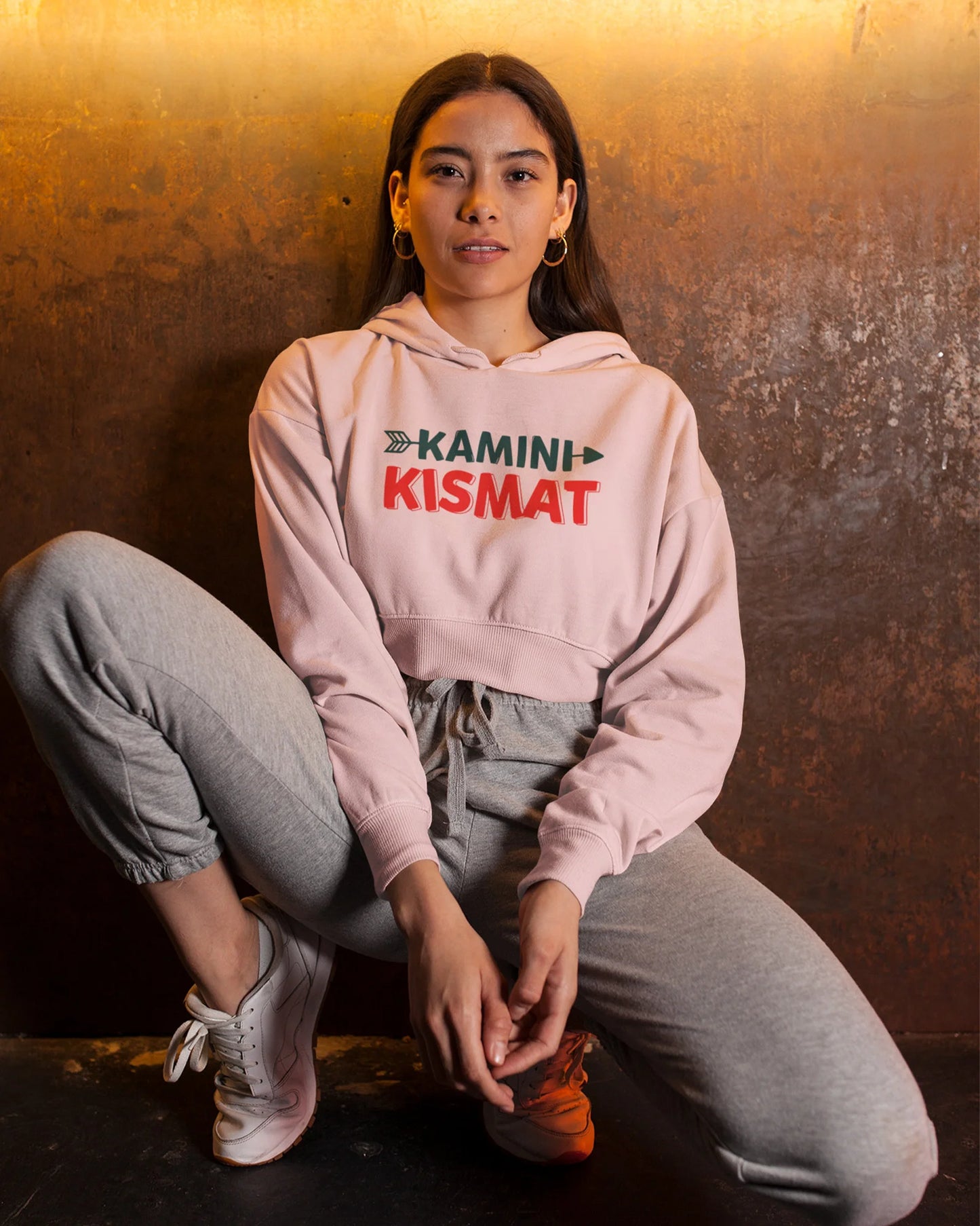 Kamini Kismat Crop Hoodie