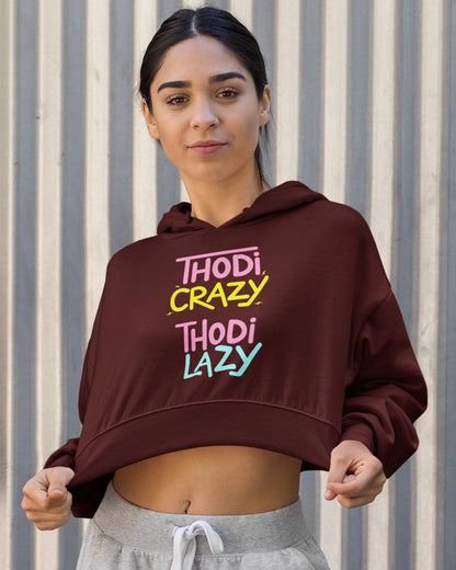 Lazy Crop Hoodie