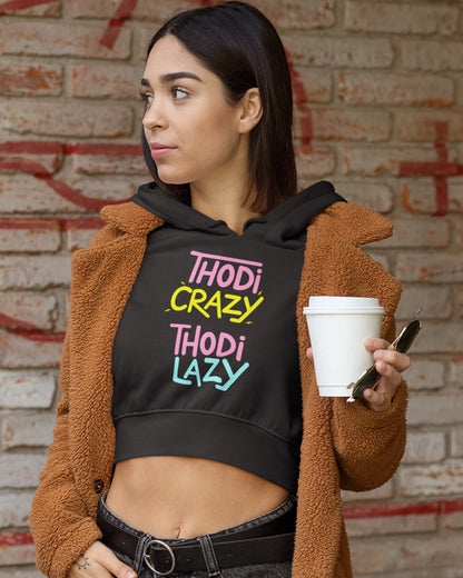 Lazy Crop Hoodie