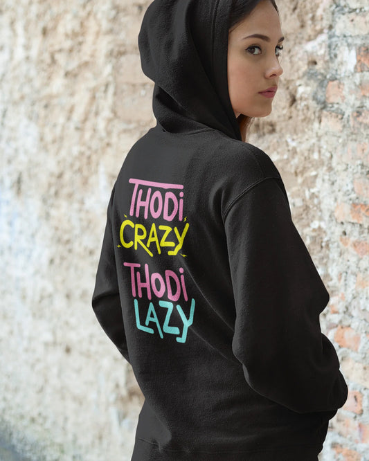 Crazy Women's Zipper Hoodie