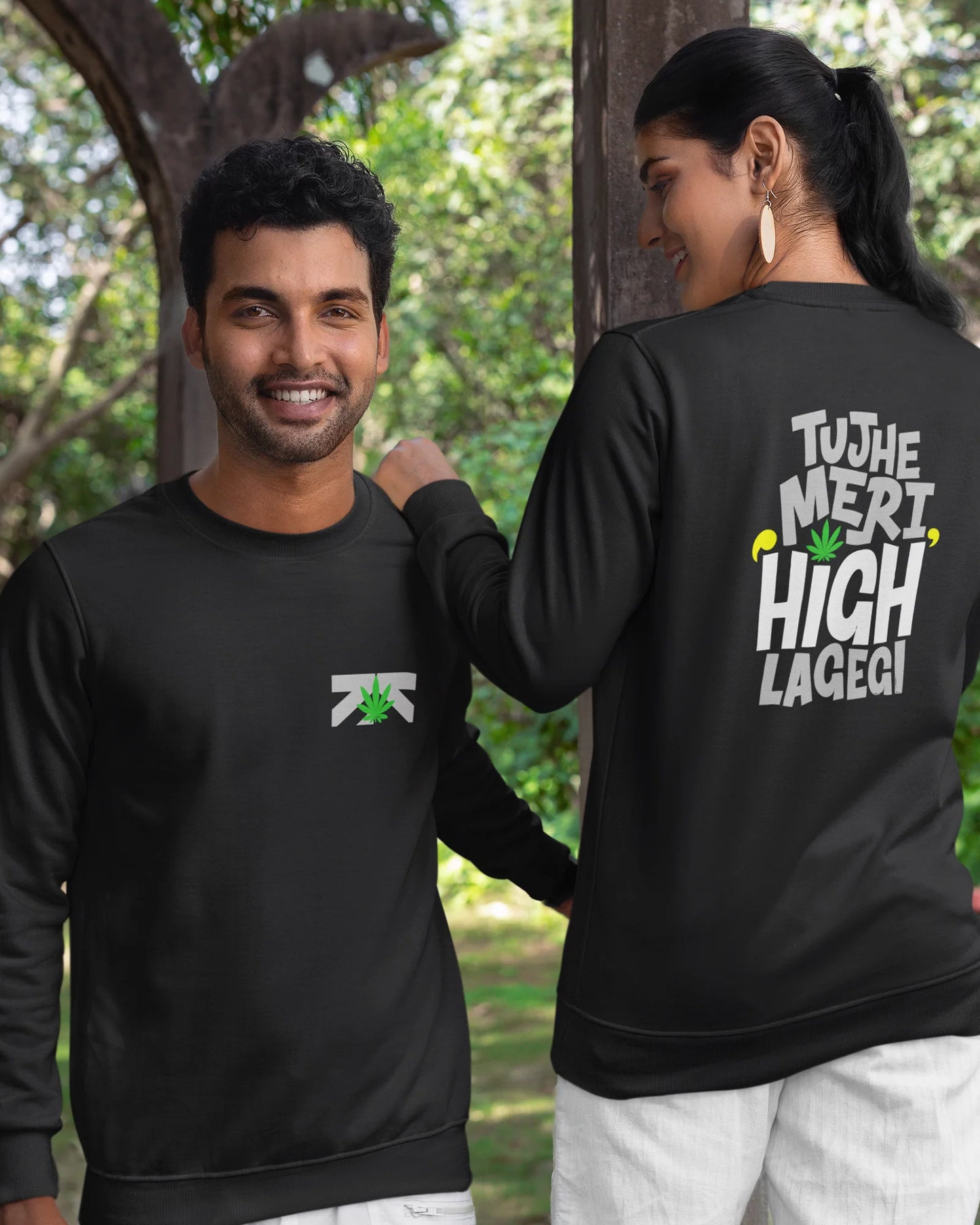 High Unisex Sweatshirt