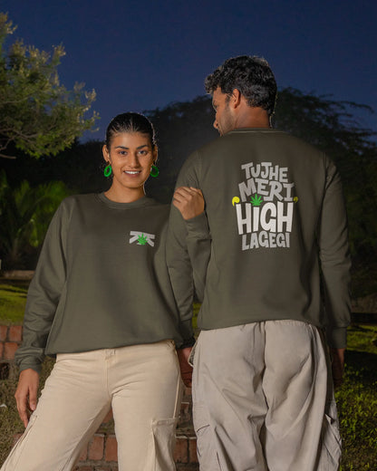 High Unisex Sweatshirt