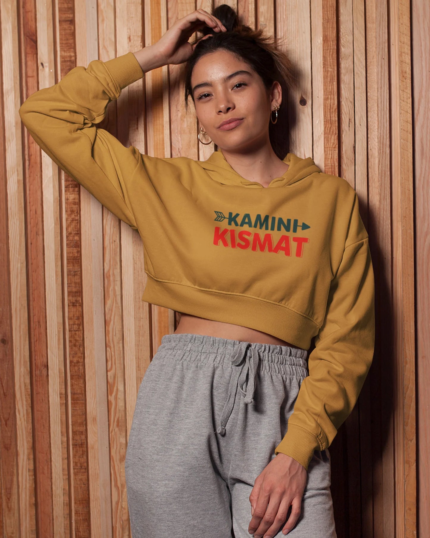 Kamini Kismat Crop Hoodie