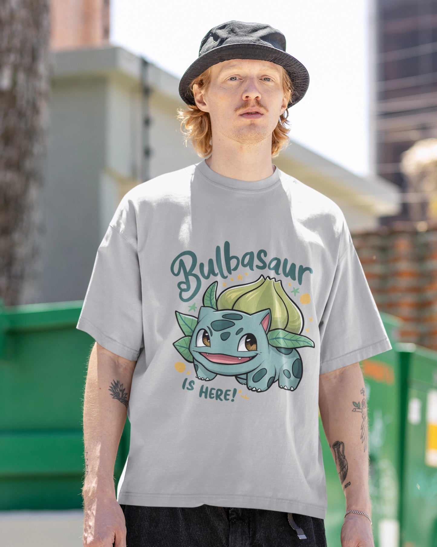 Bulbasaur Pokémon Oversized Unisex Tshirt