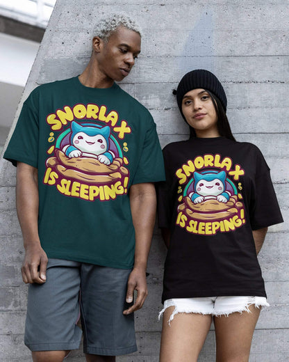 Snorlax Pokémon Oversized Unisex Tshirt