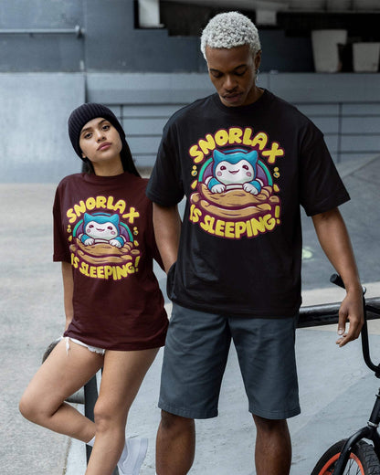 Snorlax Pokémon Oversized Unisex Tshirt