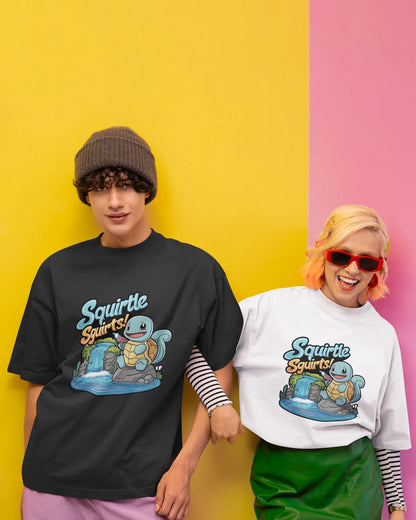 Squirtle Pokémon Oversized Unisex Tshirt