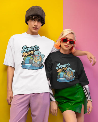 Squirtle Pokémon Oversized Unisex Tshirt