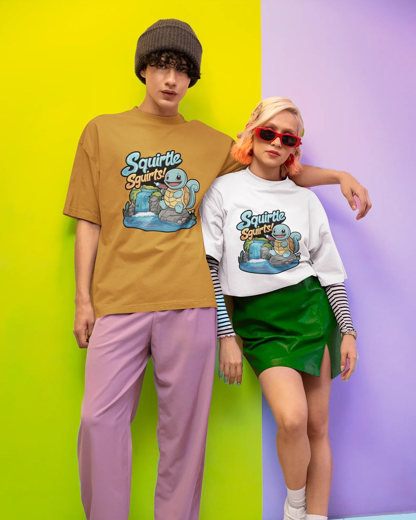 Squirtle Pokémon Oversized Unisex Tshirt