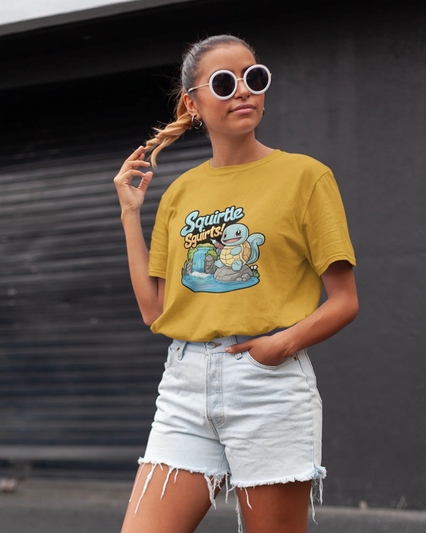 Squirtle Pokémon Oversized Unisex Tshirt